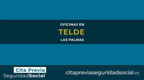 cita seguridad social telde|Cita Previa